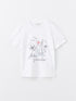 LC Waikiki Crew Neck Printed Short Sleeve Women's T-shirt